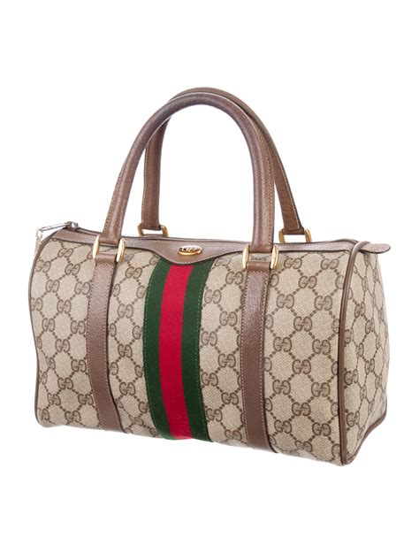 gucci classic boston bag|authentic gucci boston bag.